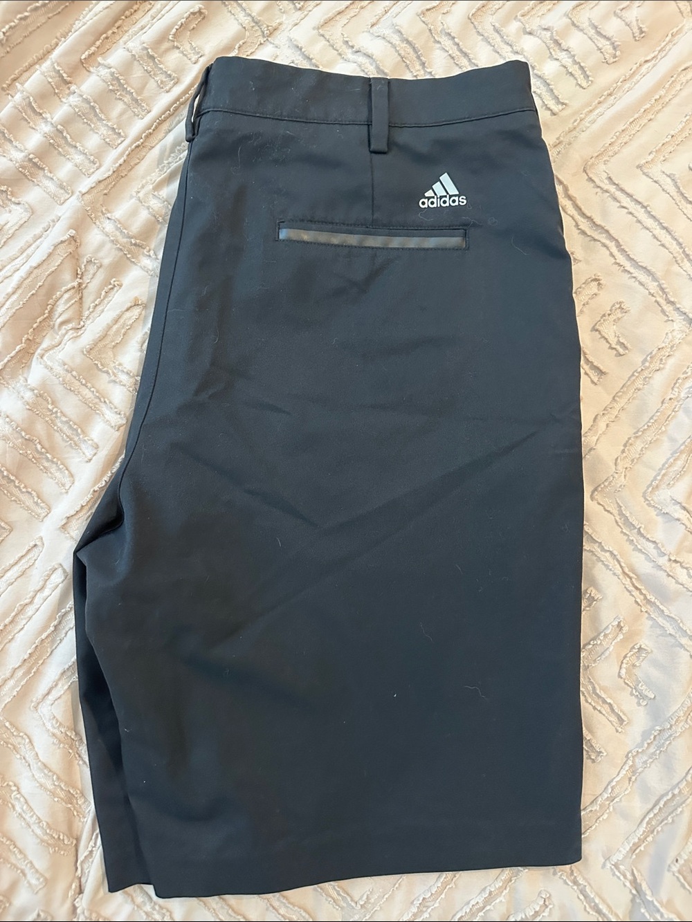 adidas Black Men's Athletic Golf Shorts